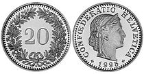 20 centym�w / 20 rappen�w